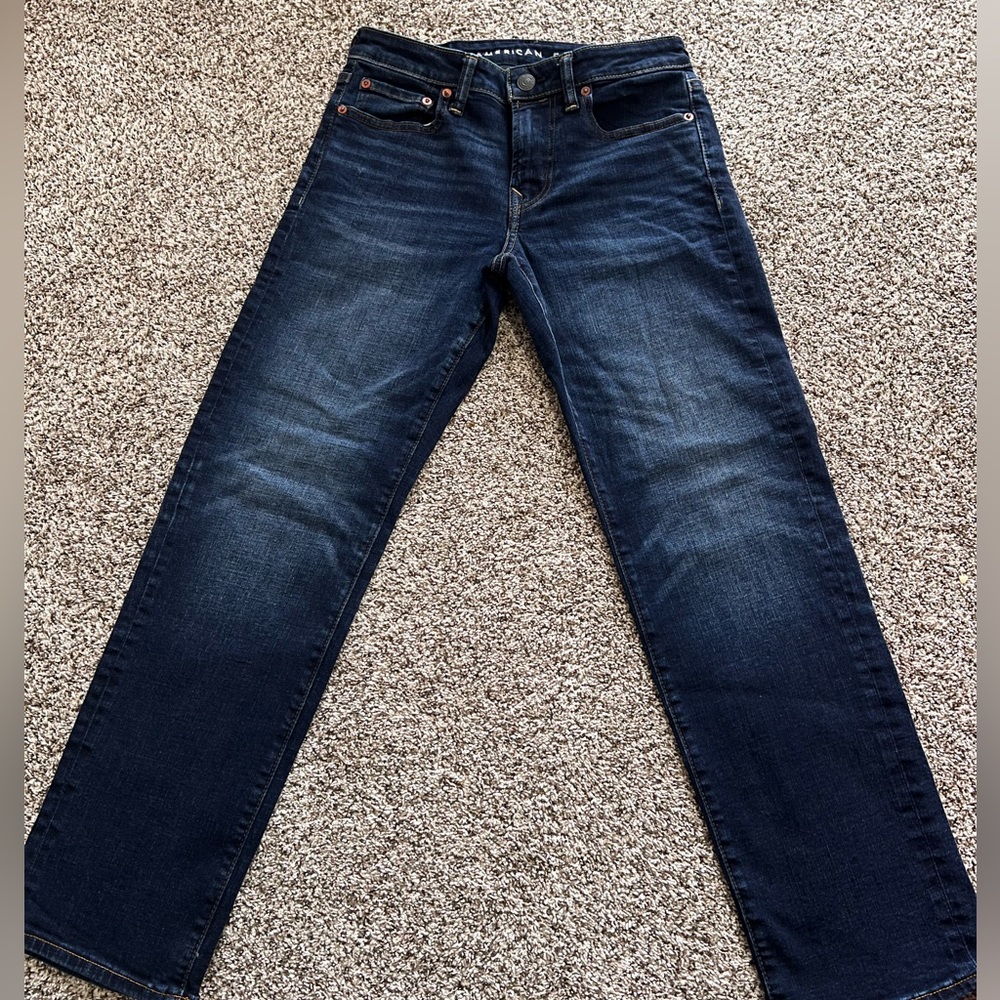 American eagle original straight jeans size 28x30 for men